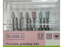 Porcelán polírozó készlet - 9db - RA0309-2