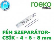 Fém szeparátorcsík - 4mm - 6mm - 8mm - 12db - Roeko
