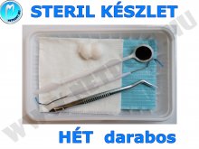 7 db-os STERIL - Eldobható - Egyszerhasználatos - Készlet