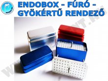 ENDOBOX - fúró - gyökértű rendező - tároló - 2x36db-os - KÉK ENDOBOX - fúró - gyökértű rendező - tároló - 2x36db-os - KÉK