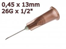 Egyszerhasználatos steril tű - Luer - 0.45x13mm Egyszerhasználatos steril tű - Luer - 0.45x13mm