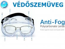 Védőszemüveg - transzparens - párásodás mentes - EP01