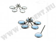 Fogászati tükörszem - 5-ös (24mm) - RHODIUM -os - 1db Fogászati tükörszem - 5-ös (24mm) - RHODIUM -os - 1db