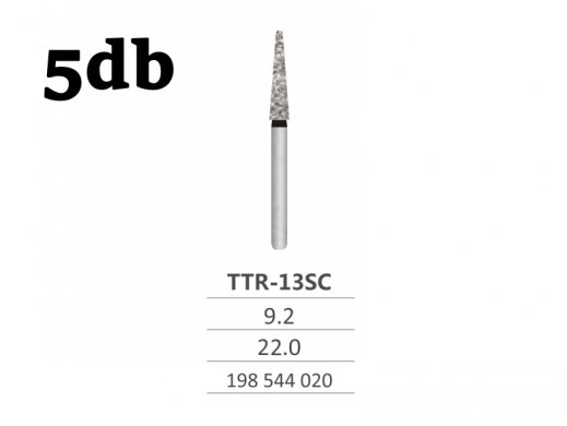 Gyémánt Fúró TR-13SC - Super Coarse (fekete) - TOBOOM - 5db - FG befogás