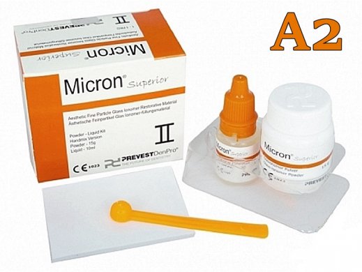 Denseal üvegionomer helyreállító cement készlet - 15gr+10ml - Micron Superior A2
