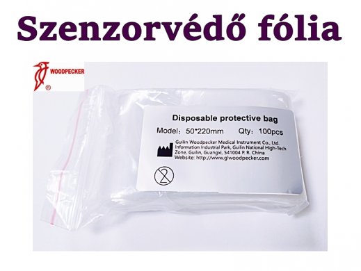 Védőfólia - Röntgen Szenzorvédő fólia - 100db - Woodpecker - 50x220mm