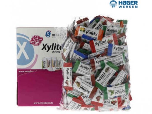 Miradent Xylitol - RÁGÓGUMI - Chewing Gum - 200 x 2db - 400g - Hager & Werken