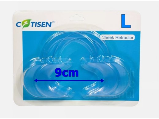 Szájterpesz - fogfehérítéshez - 2db - L - Citisen