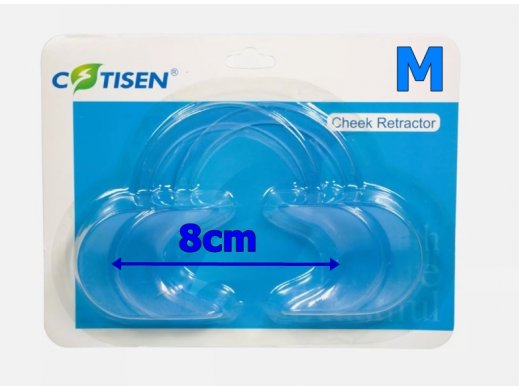 Szájterpesz - fogfehérítéshez - 2db - M - Citisen