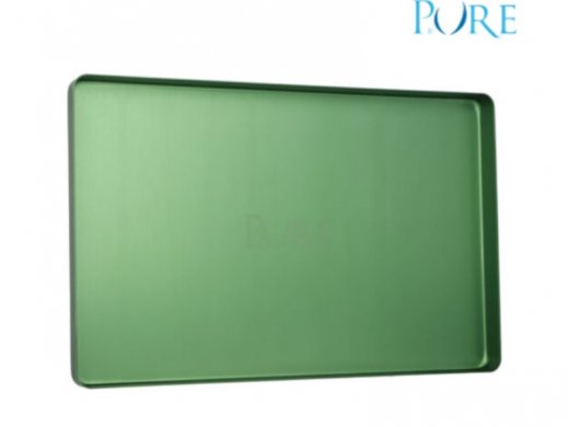Műszertálca - tálca - Aluminium Tray - Green
