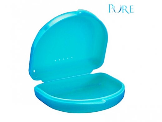 Műanyag doboz - Ortho Tray - fogszabályzó doboz - alacsony - LIGHT BLUE