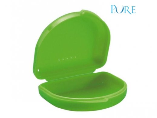 Műanyag doboz - Ortho Tray - fogszabályzó doboz - alacsony - LIME