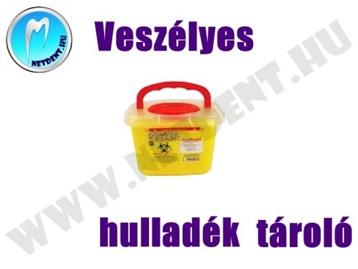 Veszélyes hulladék tároló doboz - 2,7 liter