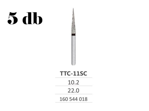Gyémánt Fúró TC-11SC - Super Coarse (fekete) - TOBOOM - 5db - FG befogás