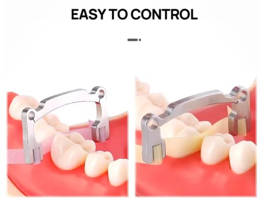 Polírozó csík tartó - 2db - Stainless Steel - Dentpark - IPR Interproximal - Holder
