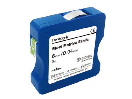 Fémmatrica - Steel Matrice Bands 5mm/0,025mm - 3m - Dentpark