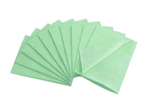 Nyálkendő - 500db - MENTA ZÖLD - 33x45cm - Euronda Monoart Towel Up!