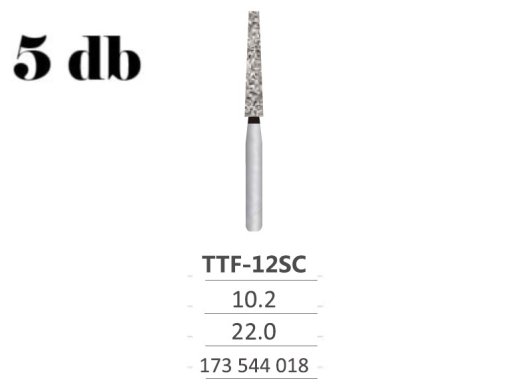 Gyémánt Fúró TF-12SC - Super Coarse (fekete) - TOBOOM - 5db - FG befogás