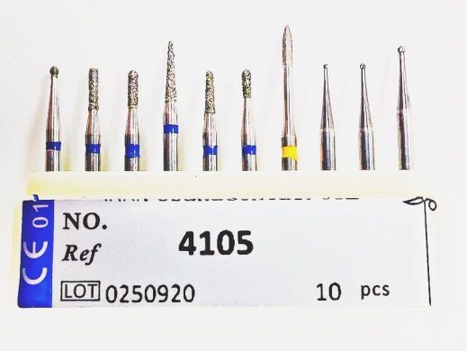 Fúró Gyémánt Készlet - Micro Invasive Surgery - 10db-os - FG befogás - 4105
