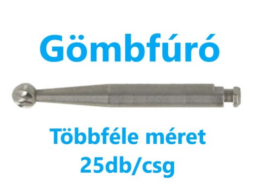 Gömbfúró - ACÉL fúró - 010,012,014,016,021,023,025,027 - TÖBBFÉLE MÉRET - RA befogás