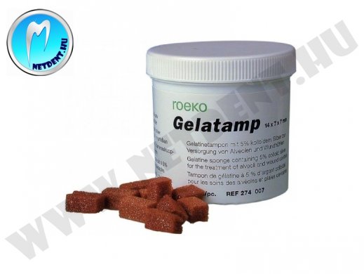2. Gelatamp - 50db - vérzéscsillapító zselatin szivacs