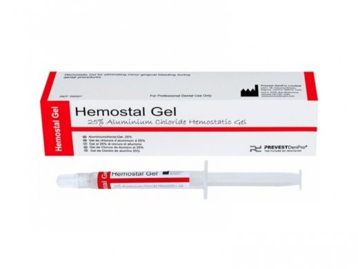 Vérzéscsillapító - Hemostal Gel - 25% alumínium-klorid tartalom - 3g