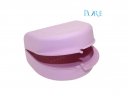 Műanyag doboz - Ortho Tray - fogszabályzó doboz - magas - PINK