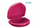 Műanyag doboz - Ortho Tray - fogszabályzó doboz - alacsony - MAGENTA