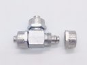 "T" elosztó - csavaros - 6mm-es tömlőhöz