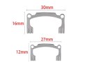 Polírozó csík tartó - 2db - Stainless Steel - Dentpark - IPR Interproximal - Holder
