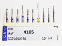 Fúró Gyémánt Készlet - Micro Invasive Surgery - 10db-os - FG befogás - 4105