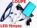 Loupe - LED fényes 3W - nagyítós szemüveg - komplett készlet