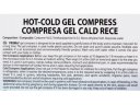 Hideg - meleg termogél borogatás – 14 x 18 cm - újrafelhasználható - zselés állagú