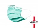 Arcmaszk - Szájkendő - Akzenta - Top Mask Plus - ZÖLD - 3 rétegű